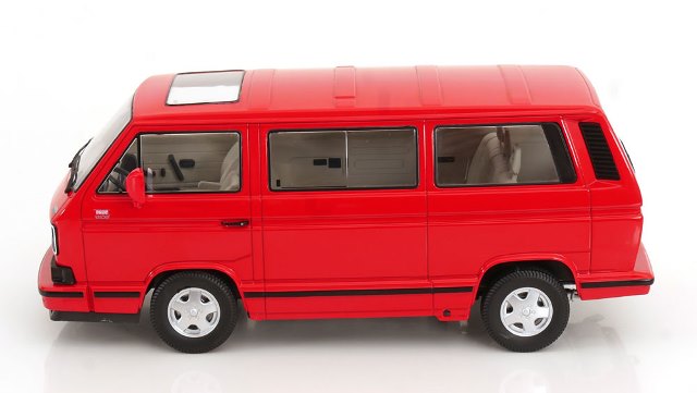 [ Pre-order ] KKDC180142 KK scale 1:18 VW Volkswagen Bus T3 Multivan 1992 Limited Last Edition Red