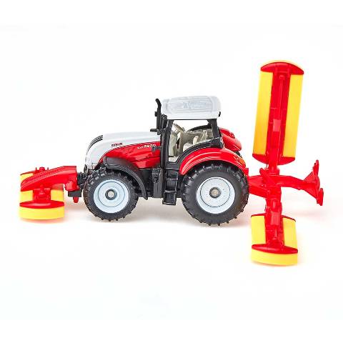 SK1672 SIKU Steyr Tractor with Pottinger Harvester