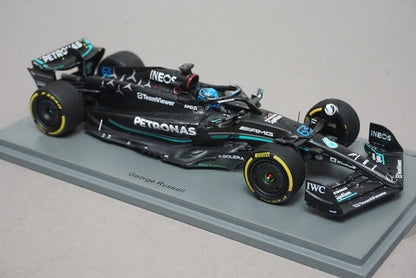 1:43 SPARK S8591 Mercedes-AMG Petronas F1 Team W14 E-Performance British GP 5th 2023 #63 G. Russell model car