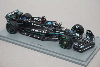 1:43 SPARK S8578 Mercedes-AMG Petronas F1 Team W14 E-Performance Monaco GP 5th 2023 #63 G. Russell model car