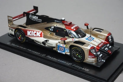 1:43 SPARK S8740 Oreca 07 Gibson JOTA Le Mans 24H 2023 #28 D.H. Hansson O. Rasmussen P. Fittipaldi model car