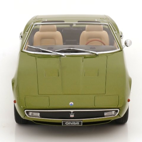 [ Pre-order ] KKDC181302 KK scale 1:18 Maserati Ghibli Spyder 1970 light green-metallic