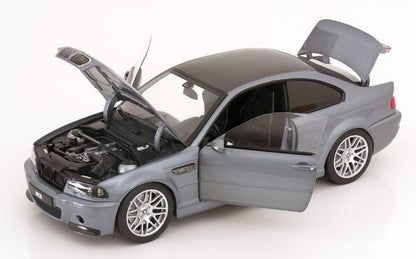[ Pre-order ] 183016 NOREV 1:18 BMW M3 CSL E46 2003 Gray Metallic (Modellissimo Custom Order)
