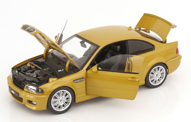 [ Pre-order ] 183000 NOREV 1:18 scale BMW M3 CSL E46 2000 Yellow Metallic MODELISSIMO custom order
