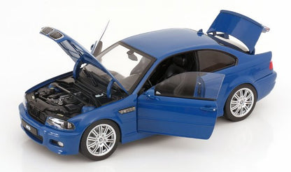 [ Pre-order ] 183001 NOREV 1:18 BMW M3 CSL E46 2000 Blue Metallic MODELISSIMO custom order