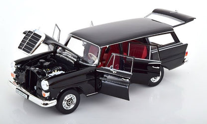 [ Pre-order ] 183708 NOREV 1:18 Mercedes 200 Universal W110 1966 Black (Modelissimo Custom Order)