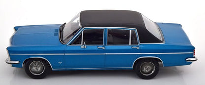 [ Pre-order ] 183686 NOREV 1:18 Scale Opel Diplomat V8 1969 Blue Metallic/Matte Black (Modellissimo Custom Order)