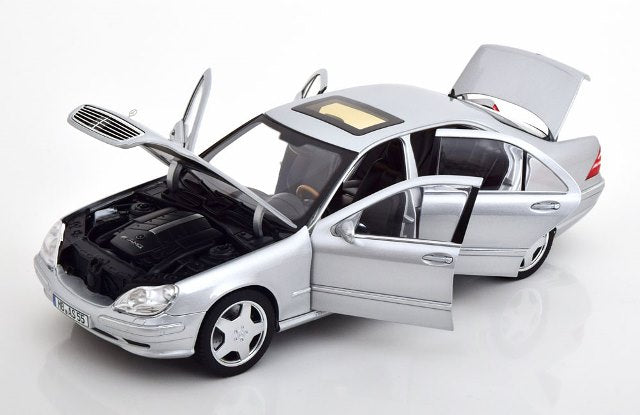 [ Pre-order ] 183816 NOREV 1:18 Scale Mercedes S55 AMG W220 2000 Silver (Modellissimo Custom Order)