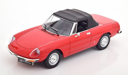 [ Pre-order ] 187880 NOREV 1:18 Scale Alfa Romeo 2000 Spider 1978 with Removable Softtop, Red, Custom Order from MODELISSIMO
