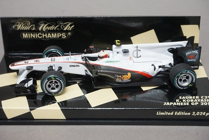 1:43 MINICHAMPS 410100223 Sauber C29 Japanese GP 2010 #23 Kamui Kobayashi model car