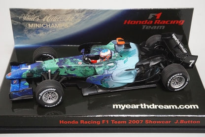1:43 MINICHAMPS 403070177 Kyosho Honda Racing F1 Team Show Car 2007 #7 J. Button model car