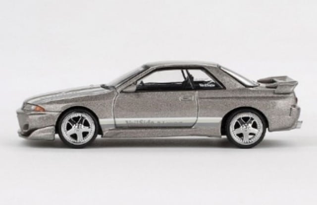 MGT00971-R TSM MINI-GT 1:64 Nissan Skyline GT-R R32 Veilside Combat C-I Gray (RHD)
