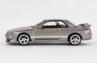 MGT00971-BL TSM MINI-GT 1:64 Nissan Skyline GT-R R32 Veilside Combat C-I Veilside Combat Gray (RHD) *Blister pack