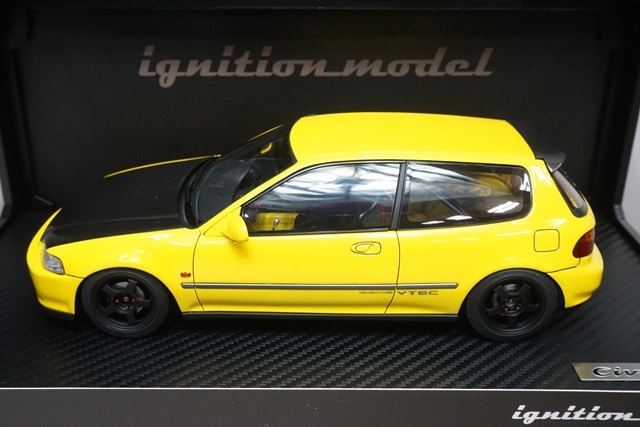 1:18 ignition model IG3044 Honda Civic (EG6) Yellow