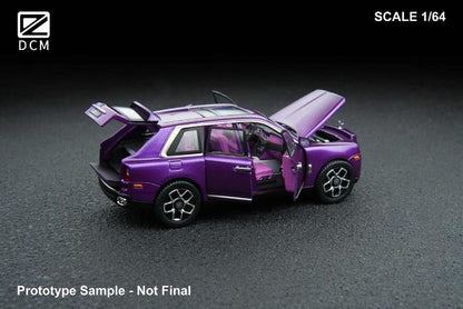 [ Pre-order ] DCM 1:64 Rolls Royce Cullinan Fully Openable Purple