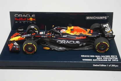 1:43 MINICHAMPS 417230301 ORACLE Red Bull Racing RB19 Australian GP 2023 #1