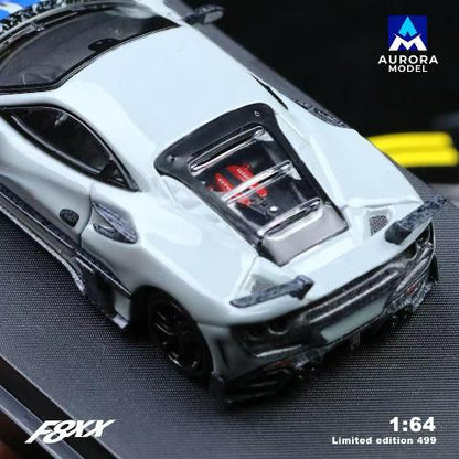[ Pre-order ] AURORA MODEL AM 1:64 Mansory F8 Tributo Mansory F8XX Cement Grey
