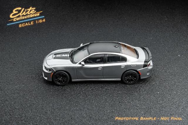 [ Pre-order ] Elite Collectibles 1:64 Dodge Warhorse Daytona HEMI C/Silver