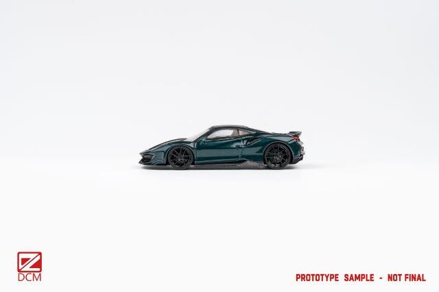 [ Pre-order ] DCM 1:64 Novitec 488 pista British Green
