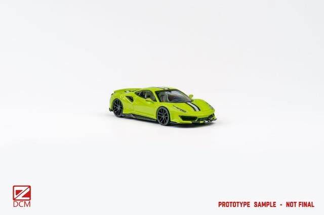[ Pre-order ] DCM 1:64 Novitec 488 pista Fluorescent green