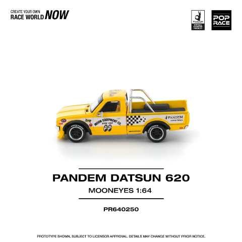 [ Pre-order ] PR640250 POP RACE 1:64 Pandem Datsun PANDEM DATSUN 620 MOONEYES