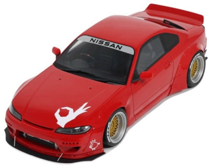 OTM1115 OttO 1;18 Nissan Rocket Bunny Silvia S15 2014 (Red) *Worldwide Limited Edition