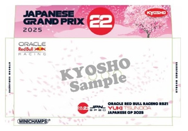 447250322 MINICHAMPS KYOSHO Limited Edition 1:43 Oracle Red Bull Racing RB21 F1 Japan GP 2025 Yuki Tsunoda #22