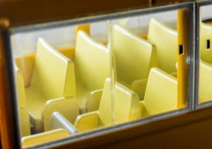 LV-N348a TOMYTEC 1:64 Toyota Coaster Children's Car Yellow 334323 Model Car