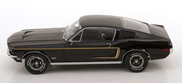 [ Pre-order ] KKDC181393 KK scale 1:18 Ford Mustang GT Fastback 1968 Black