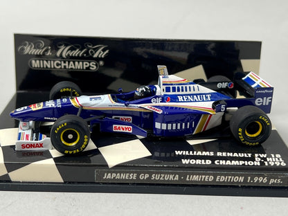 1:43 MINICHAMPS 430960105 Williams Renault FW 18 World Champion model car