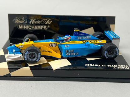 1:43 MINICHAMPS 400020014 Renault F1 Team R202 #14 J. Trulli model car