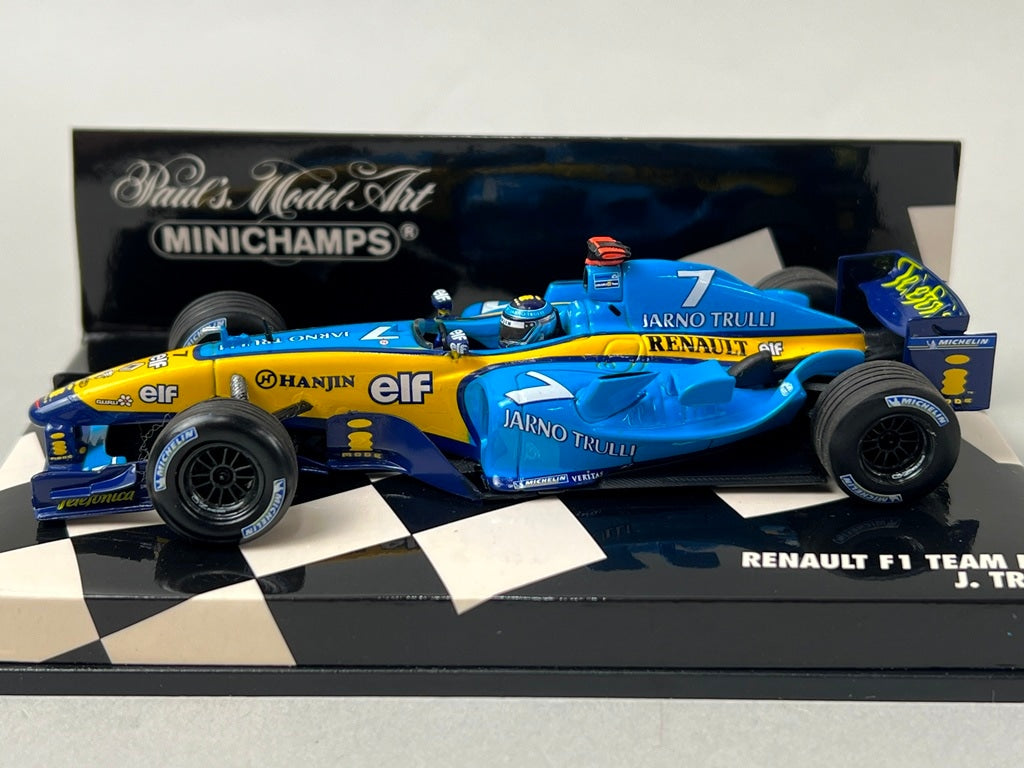 1:43 MINICHAMPS 400040007 Renault F1 Team R24 #7 J. Trulli model car