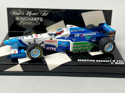 1:43 MINICHAMPS 430960003 Benetton Renault B196 #3 J.Ales model car