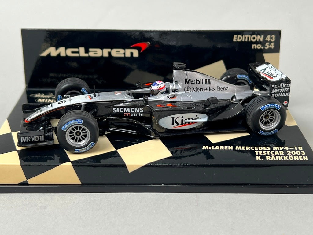 1:43 MINICHAMPS 530044306 McLaren Mercedes MP4-19 #6 K. Raikkonen model car