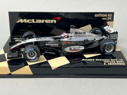 1:43 MINICHAMPS 530044306 McLaren Mercedes MP4-19 #6 K. Raikkonen model car