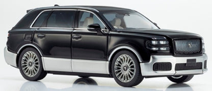 KS03926BS KYOSHO 1:43 Toyota Century (Rinpo) (Black/Silver) Interior: Fromage