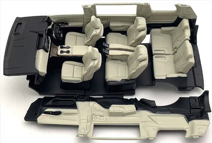 KS03924SA KYOSHO 1:43 Lexus LM 500h (Sonic Agate, 6-Seater Solis White)