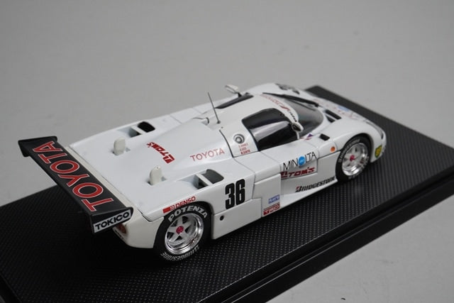 1:43 EBBRO 43789 Toyota Tom's 88C Test Car White model car
