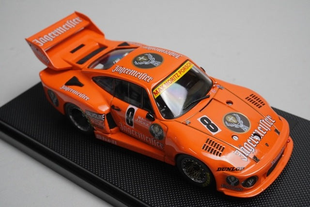 1:43 EBBRO 44132 Max Moritz Porsche 935 #8 Orange Jagermeister model car