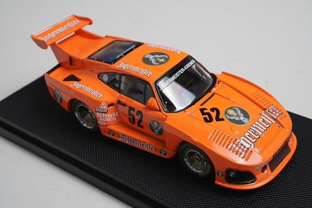 1:43 EBBRO 44303 Jaegermeister Porsche 935 K3 Hockenheim 1981 #52 Orange model car