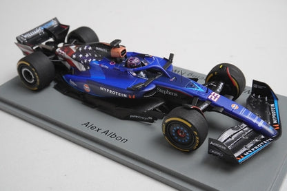 1:43 Spark S8917 Williams Racing FW45 United States GP 9th 2023 #23 model car