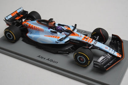 1:43 Spark S8930 Williams Racing FW45 Singapore GP 2023 #23 A. Albon model car