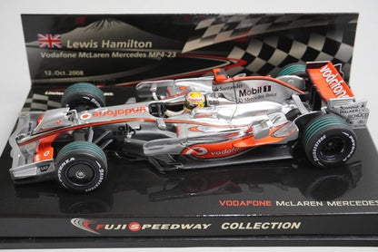 1:43 MINICHAMPS 533084342 Vodafone McLaren Mercedes MP4-23 Fuji Speedway 2008 #2 model car
