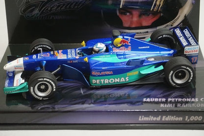 1:43 MINICHAMPS 403010017 Paddock Sauber Petronas C20 2001 #17 K.Raikkonen model car