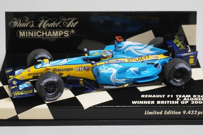 1:43 MINICHAMPS 400060101 Renault F1 Team R26 British GP 2006 #1 F. Alonso model car