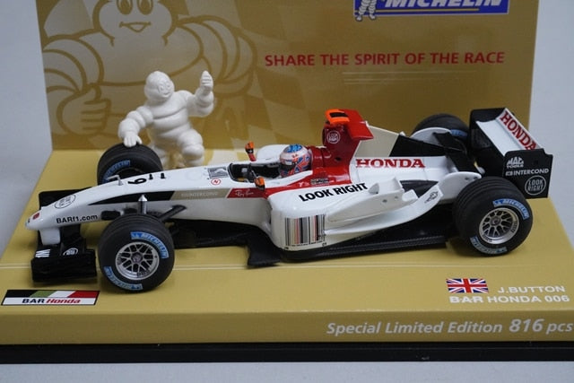 1:43 MINICHAMPS MICHELIN BAR HONDA 006 #9 J.Button model car