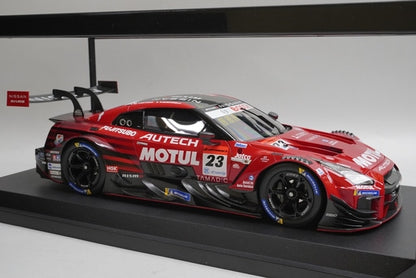 1:18 KYOSHO KWAM100005 Nissan NISMO Motul Autech GT-R Super GT GT500 2021 #23 model car