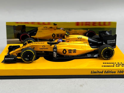 1:43 MINICHAMPS 447160030 Renault R.S.16 Chinese GP 2016 #30 J.Palmer model car