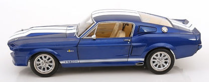 [ Pre-order ] KKDC120174 KK scale 1:12 Ford Mustang Shelby GT500 1967 Blue Metallic/White