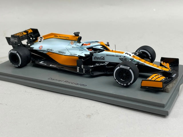 1:43 Spark S7678 McLaren MCL35M MonacoGP 2021 #3 D. Ricciardo model car